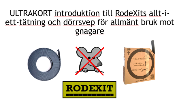 Rodent exclusion